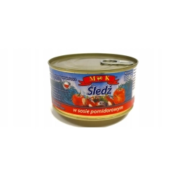 ŚLEDŹ W SOSIE POMIDOROWYM 330g MK