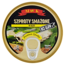 Szproty smażone w oleju 240g MK