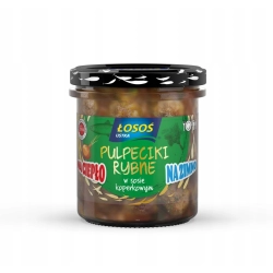 Pulpeciki rybne w sosie koperkowym 300g słoik Łosoś