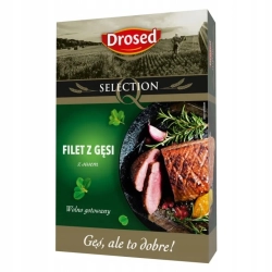 DROSED Filet z gęsi wolnogotowany z sosem żurawinowym 450g
