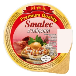 Smalec wieprzowy z mięsem MK 108 g