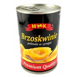 Brzoskwinie połówki w syropie 420g MK