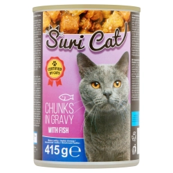 Suri Cat Karma dla kotów kawałki z rybą 415 g