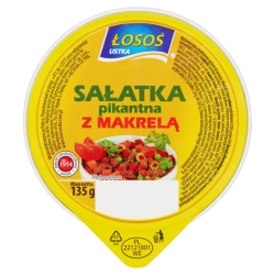Sałatka pikantna z makrelą Łosoś Ustka 0,135 kg