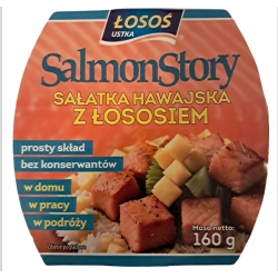 SAŁATKA Hawajska z Łososiem Łosoś Ustka 0,16 kg