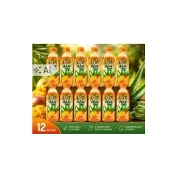 Zestaw 12x 500ml Napój aloesowy mango juice&pulp 38%