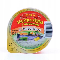 Sałatka rybna z Łososiem i warzywami 150g MK