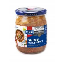Wołowina w sosie domowym Łuków 500 g
