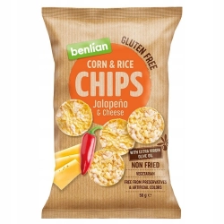 PD Chipsy kukur. - ryżowe Jalapeno Ser BENLIAN 50g