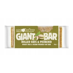 Baton owsiany z pistacjami Ma Baker Giant Pecant Pitachio Bars 90g