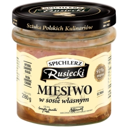 Mięsiwo w sosie własnym 280g Spichlerz Rusiecki