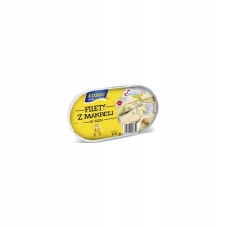 Filety z makreli w oleju Łosoś Ustka 0,17 kg