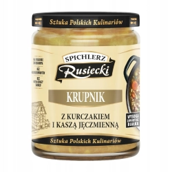 SPICHLERZ 470g Krupnik z kurczakiem i kaszą jęczmienną SŁOIK