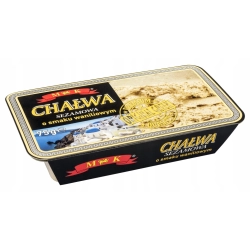 Chałwa sezamowa o smaku waniliowym MK 75 g Chałwa sezamowa o smaku waniliowym MK 75 g