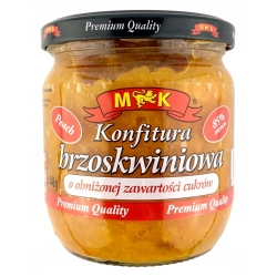 Konfitura brzoskwiniowa o obniżonej zawartości cukrów MK 446 g