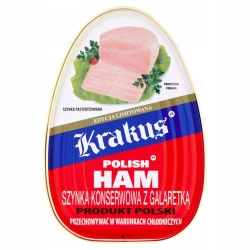 szynka konserwowa z galaretką Krakus 455g