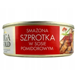 Smażona szprotka w sosie pomidorowym Riga Gold 0,24 kg