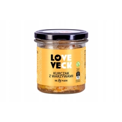 Kurczak z warzywami 250g LOVE VECK Smak Górno
