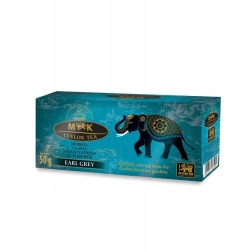 Herbata czarna aromatyzowana EARL GREY o smaku bergamotki 50g (25 t) Herbata czarna aromatyzowana EARL GREY o smaku bergamotki 50g (25 t)