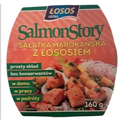 SAŁATKA MAROKAŃSKA z Łososiem Łosoś Ustka 0,16 kg