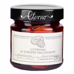 Cytrynki w syropie malinowym 230g Eterno Bacówka