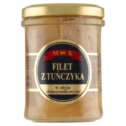 Filet z tuńczyka w oleju słonecznikowym MK 0,2 kg