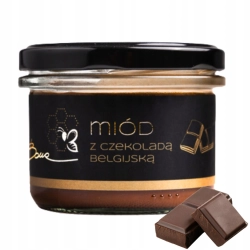 Miód z Czekoladą Belgijską 245g Naturalny Pyszny Smak Produkt Polski BONA