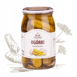Ogórki konserwowe 860g Bacówka