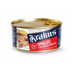 SMALEC Z BOCZKIEM I CEBULKĄ 300G KRAKUS