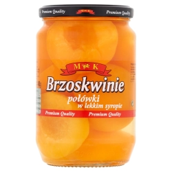 Brzoskwinie połówki w syropie MK 0,68 kg