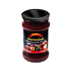 Marmolada wieloowocowa Twarda o smaku różanym 380g MK