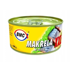Makrela w oleju roślinnym BMC 0,3 kg