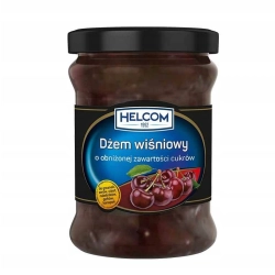 Dżem wiśniowy obniżona zawartość cukrów 320g Helcom Dżem wiśniowy obniżona zawartość cukrów 320g Helcom