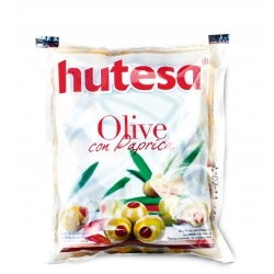 Oliwki drylowane z pastą paprykową HUTESA woreczek 180g