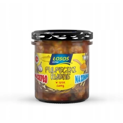 Pulpeciki Rybne w sosie Curry 300g Słoik Łosoś