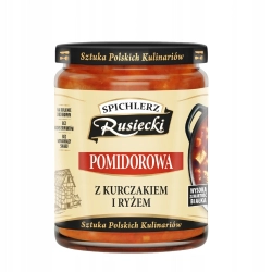 SPICHLERZ 470g Pomidorowa z kurczakiem i ryżem słoik Rusiecki