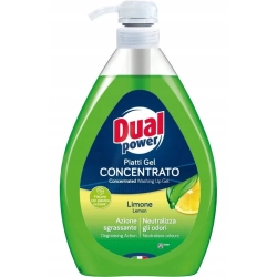 Żel do mycia naczyń Dual Power LImone 1 l z pompką