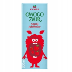 Napój OwocoZaur kartonik mix 200 ml jabłkowy