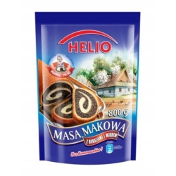 Masa makowa Helio 850 g bez konserwantów DOYPACK
