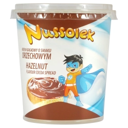 Krem kakaowy o smaku orzechowym 400 g NUSSOLEK (krótka data)