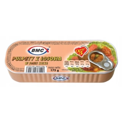 Pulpety z łososia w sosie salsa 175g BMC