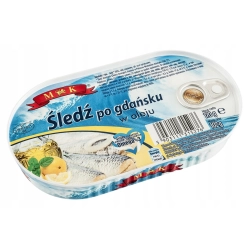 Śledź po gdańsku w oleju MK 0,17 kg