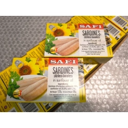 Sardynki filety w oleju słonecznikowym 125g SAFI