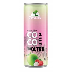 Cocoland woda kokosowa z sokiem z liczi 320ml