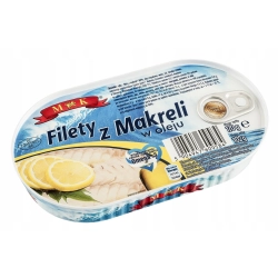 Filety z makreli w oleju MK 0,17 kg