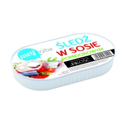 Mega ryba śledź w sosie pomidorowym 170 g
