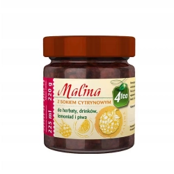 Malina z sokiem cytrynowym 4Tea 220g do herbaty, drinków, lemoniad, piwa