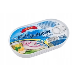 Filety śledziowe w oleju MK 0,17 kg