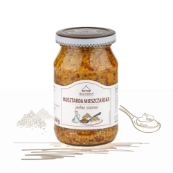 Musztarda mieszczańska pełne ziarno 260g Bacówka do dresingów, marynat