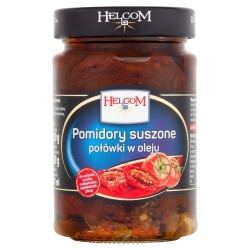 Pomidory suszone połówki z kaparami i czosnkiem w oleju 280g HELCOM